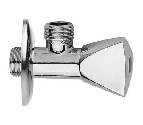 Кран угловой для подключения смесителей 1/2х1/2 Remer 1291212, хром