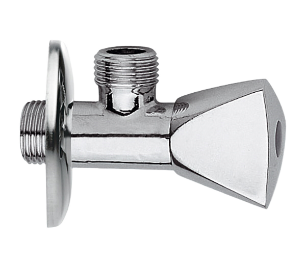 Кран угловой для подключения смесителей 1/2х1/2 Remer 1291212, хром