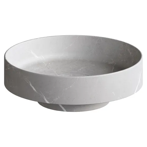 Раковина накладная Ø40 см ArmadiArt Sole Corian