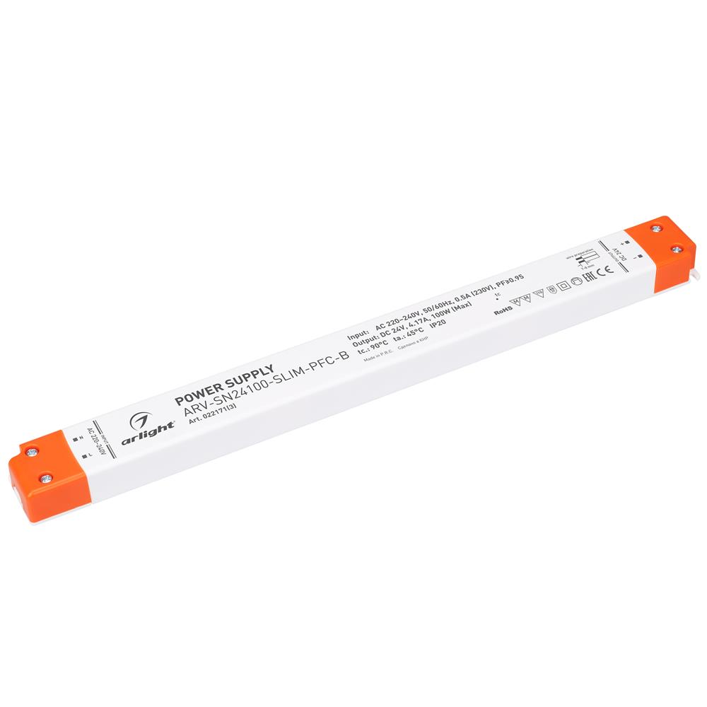 Блок питания Arlight ARV-SN24100-SLIM-PFC-B (24V, 4.17A, 100W)