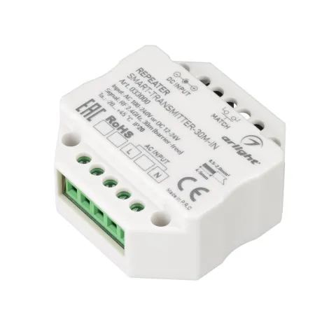 Контроллер-усилитель Arlight SMART-TRANSMITTER-30M-IN (230V, 2.4G)