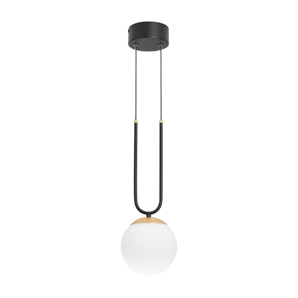 Светильник Arlight SP-BEADS-HANG-U-R130-10W Warm3000 (BK-GD, 275 deg, 230V)