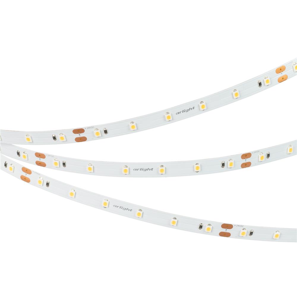 Светодиодная лента Arlight NT-A60-8mm 24V Warm2700 (4.8 W/m, IP20, 3528, 5m)