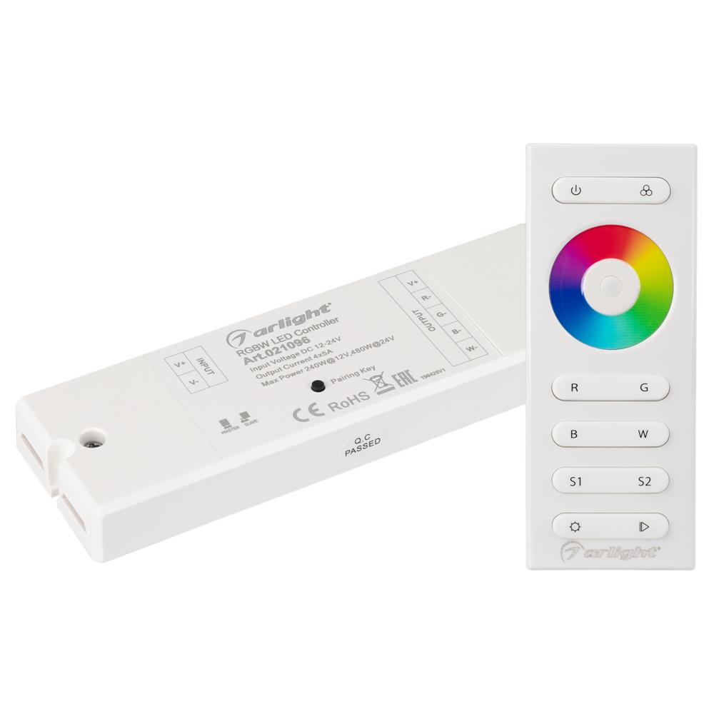 Контроллер Arlight SR-2839W White (12-24 В,240-480 Вт,RGBW,ПДУ сенсор))
