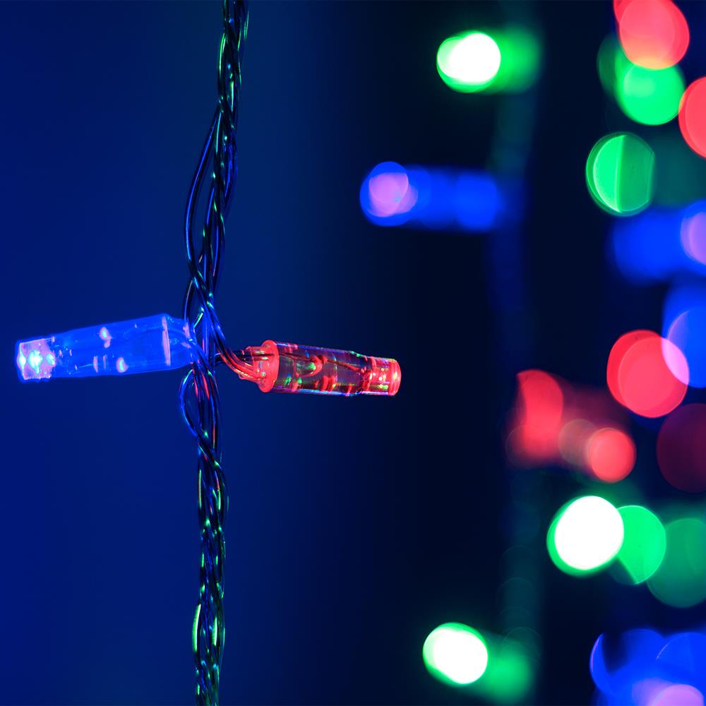 Светодиодная гирлянда Ardecoled ARD-CURTAIN-CLASSIC-2000x2500-CLEAR-405LED RGB (230V, 81W)