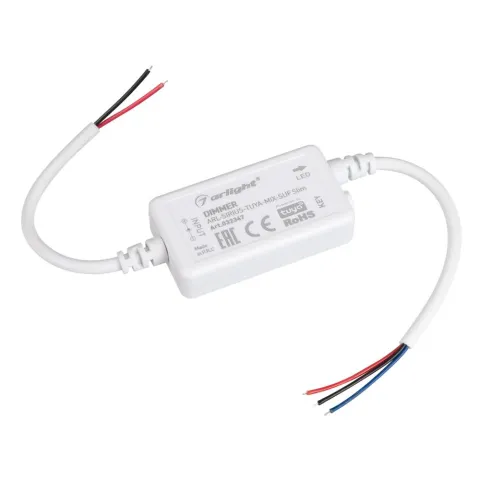 Диммер Arlight ARL-SIRIUS-TUYA-MIX-SUF Slim (12-24V, 2x3A, 2.4G)