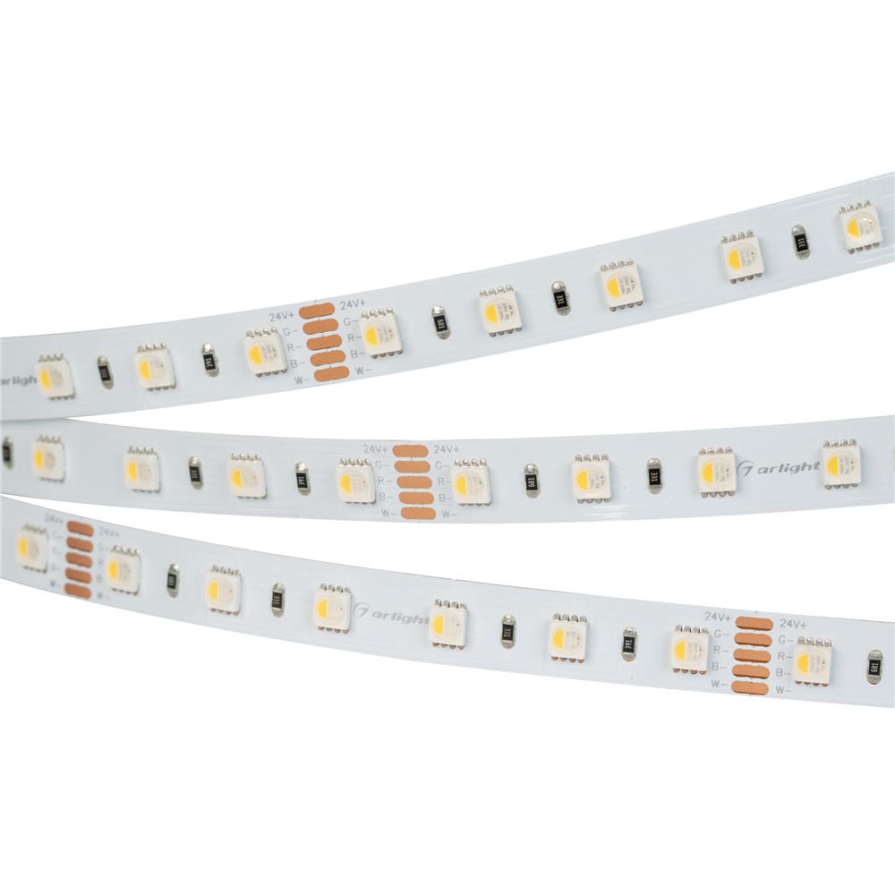 Светодиодная лента Arlight RT-B60-12mm 24V RGBW-Day-4-in-1 (19.2 W/m, IP20, 5060, 5m)