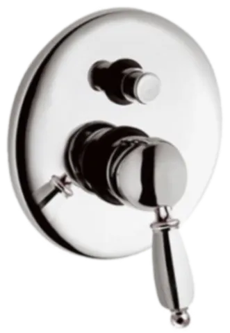 Смеситель для ванны/душа на 2 потока скрытый монтаж (скрытая часть в комплекте) Remer LV09, хром