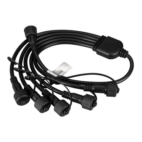 Коннектор питания Ardecoled ARD-CLASSIC-SYNC-RGB Black (230V, 5 ports)