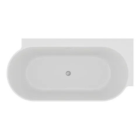 Ванна RAVAK Freedom Corner II TEC L 1750x860 пристенная белая матовая (слив-перелив - белый)