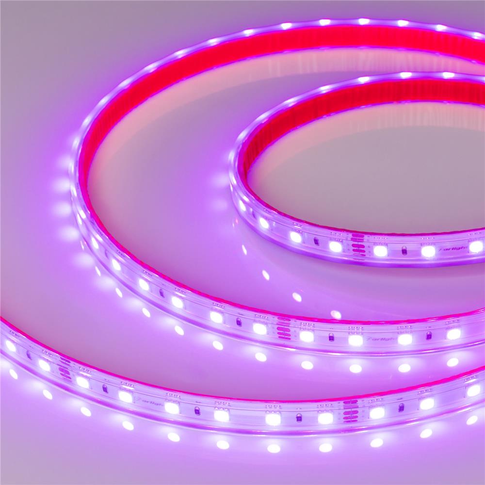 Светодиодная лента герметичная Arlight RTW-PS-B60-12mm 24V RGB (14.4 W/m, IP67, 5060, 5m)