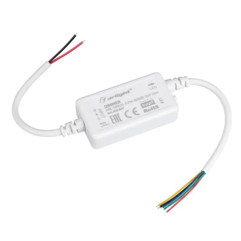 Диммер Arlight ARL-SIRIUS-TUYA-RGBW-SUF Slim (12-24V, 4x1.5A, 2.4G)