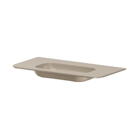 Раковина моноблок ArmadiArt VOI 100см STONE FINISH DAPHNE
