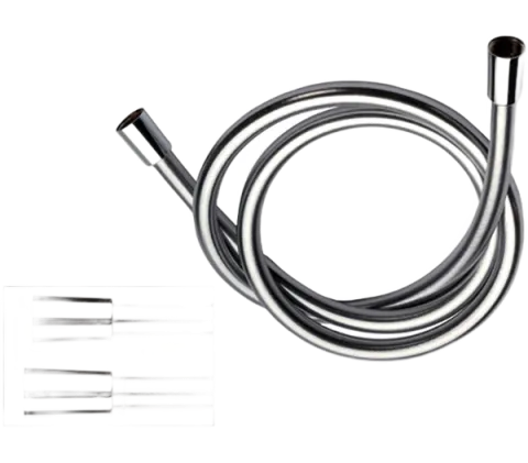 Шланг для душа из PVC с двумя гайками конической формы 150см Remer 332CN2G150, хром