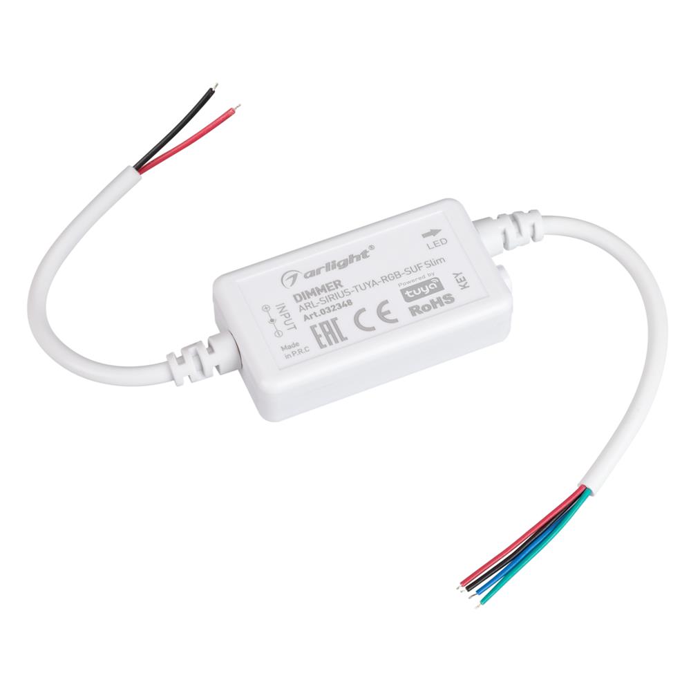Диммер Arlight ARL-SIRIUS-TUYA-RGB-SUF Slim (12-24V, 3x2A, 2.4G)