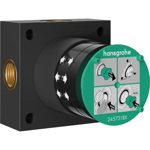 Встраиваемая часть Hansgrohe Raindance Alive для верхнего душа, 2 струи