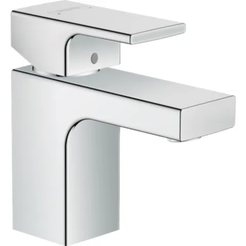 Смеситель для раковины 70, со сливным гарнитуром Hansgrohe Vernis Shape, хром