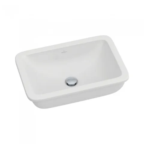 Раковина под столешницу Villeroy & Boch Loop & Friends 540 x 340 x 185 мм, с переливом, альпийский белый CeramicPlus