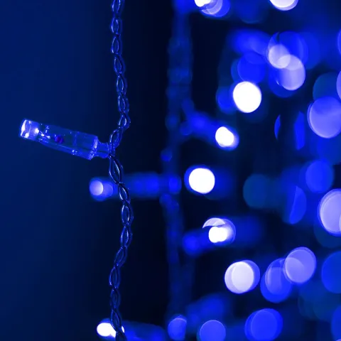 Светодиодная гирлянда Ardecoled ARD-CURTAIN-CLASSIC-2000x1500-CLEAR-360LED Blue (230V, 60W)