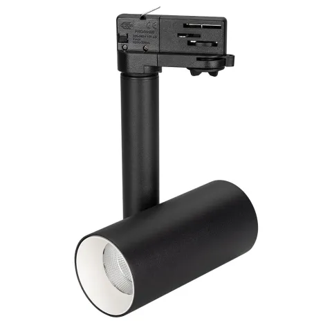 Светильник Arlight SP-POLO-TRACK-PIPE-R65-8W Day4000 (BK-WH, 40 deg)