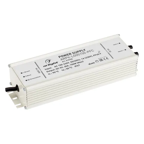 Блок питания Arlight ARPV-LG05150-PFC (5V, 30.0A, 150W)