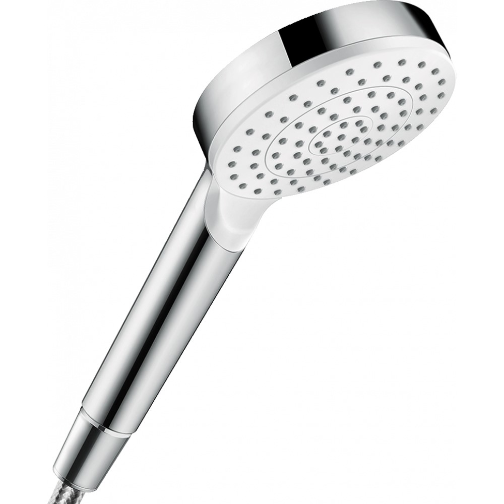 Ручной душ Hansgrohe Crometta 1jet EcoSmart, белый/хром