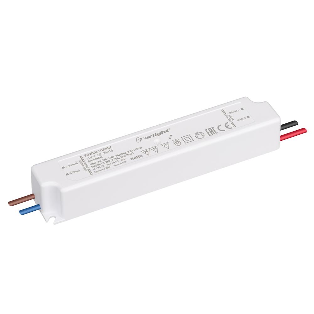 Блок питания Arlight ARPV-SP-24018 (24V, 0.75A, 18W)