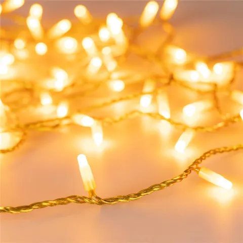 Светодиодная гирлянда Ardecoled ARD-STRING-CLASSIC-10000-YELLOW-100LED-MILK-STD Yellow (230V, 7W)