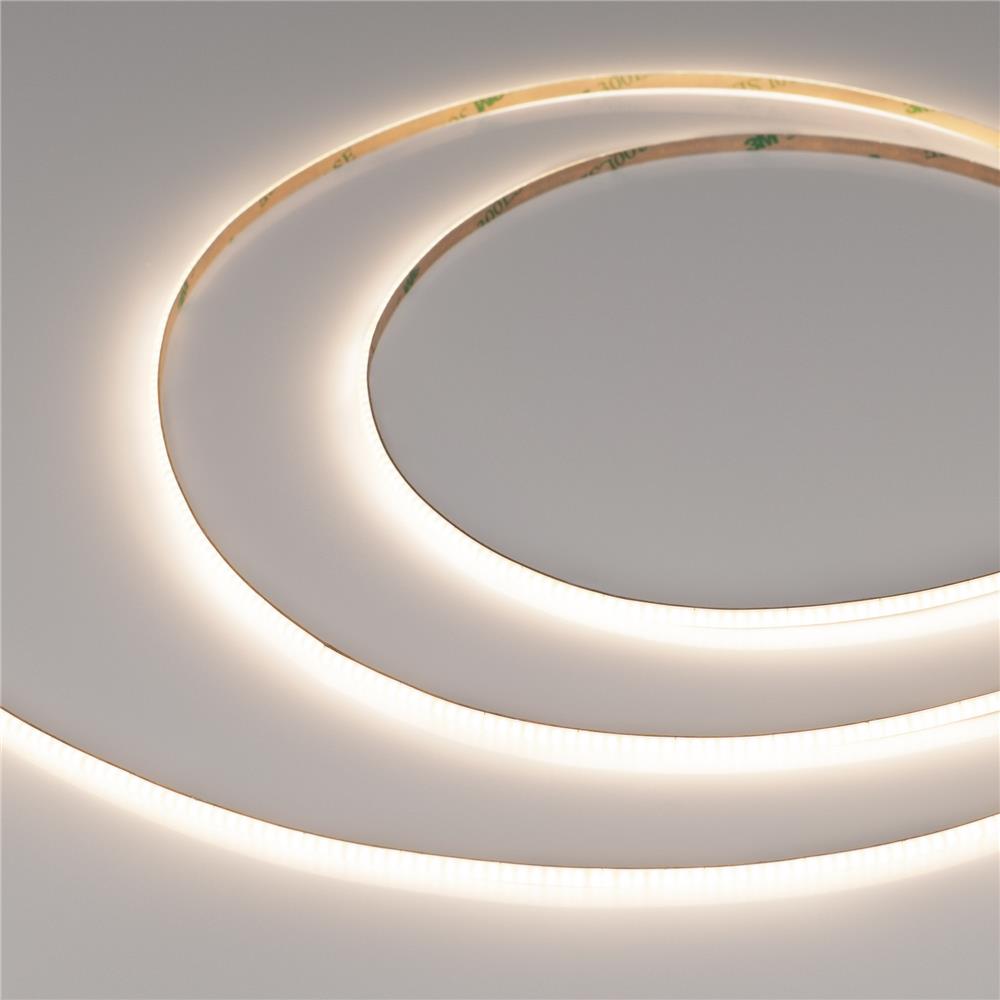 Светодиодная лента Arlight COB-X420-4mm 24V White6000 (10 W/m, IP20, CSP, 5m)