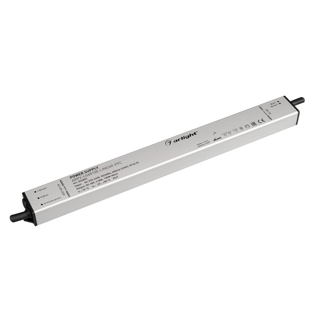 Блок питания Arlight ARPV-LG48100-LINEAR-PFC (48V, 2.08A, 100W)