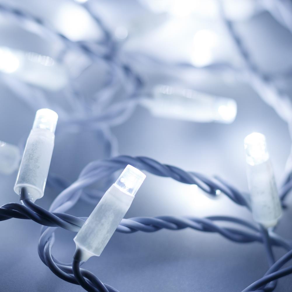 Светодиодная гирлянда Ardecoled ARD-STRING-CLASSIC-10000-WHITE-100LED-FLASH WHITE (230V, 7W)