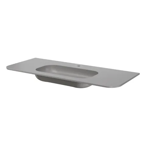 Раковина моноблок ArmadiArt VOI 120см LUNA 1отв