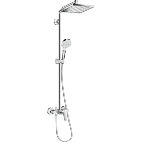 Душевая система Hansgrohe Crometta E 240 1jet Showerpipe, хром
