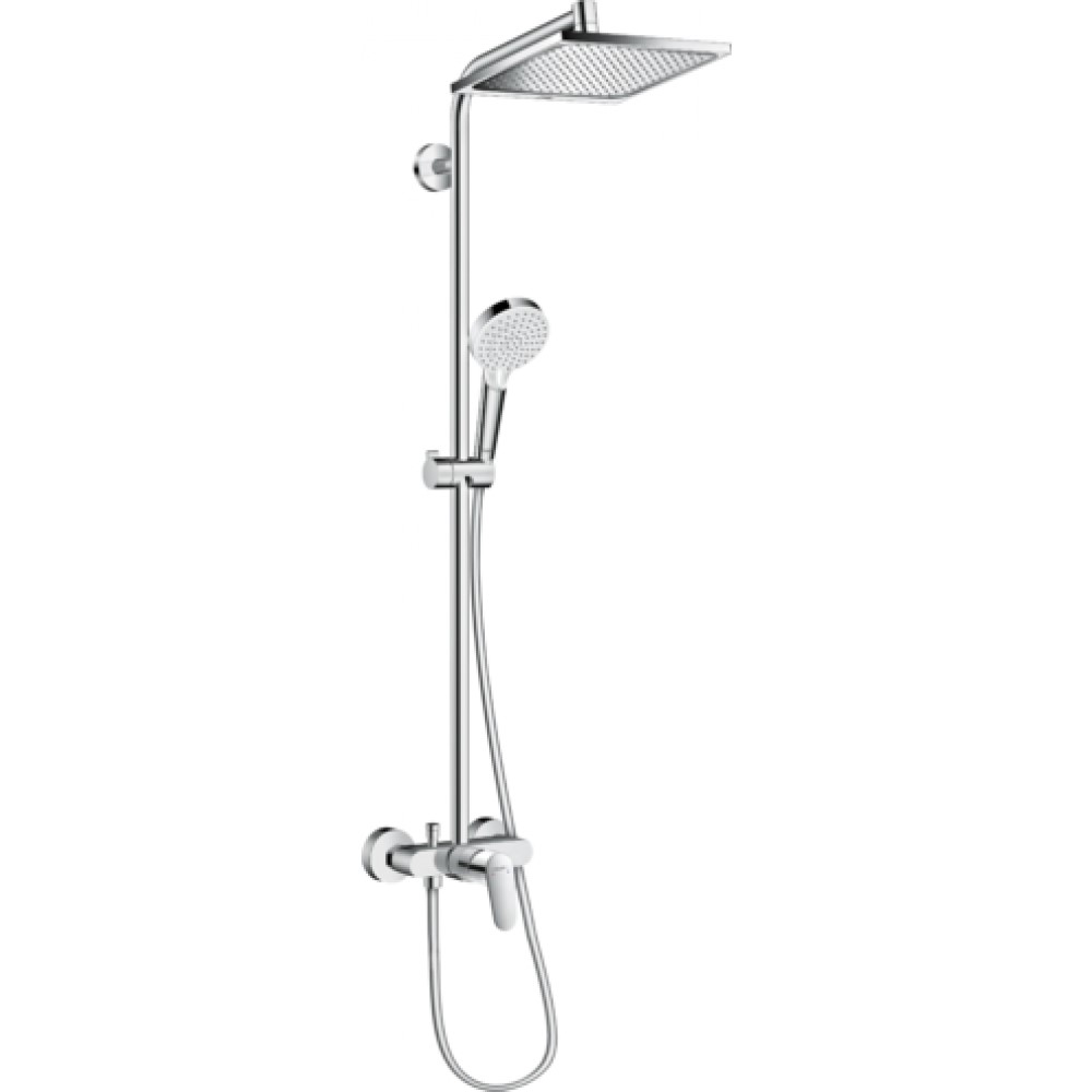 Душевая система Hansgrohe Crometta E 240 1jet Showerpipe, хром