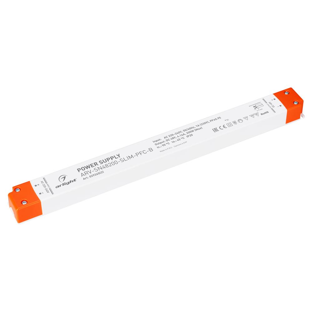 Блок питания Arlight ARV-SN48200-SLIM-PFC-B (48V, 4.16A, 200W)