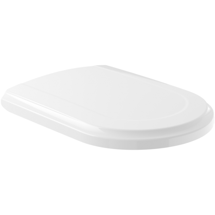 Сиденье для унитаза Villeroy & Boch Hommage с крышкой SoftClosing QuickRelease, альпийский белый CeramicPlus