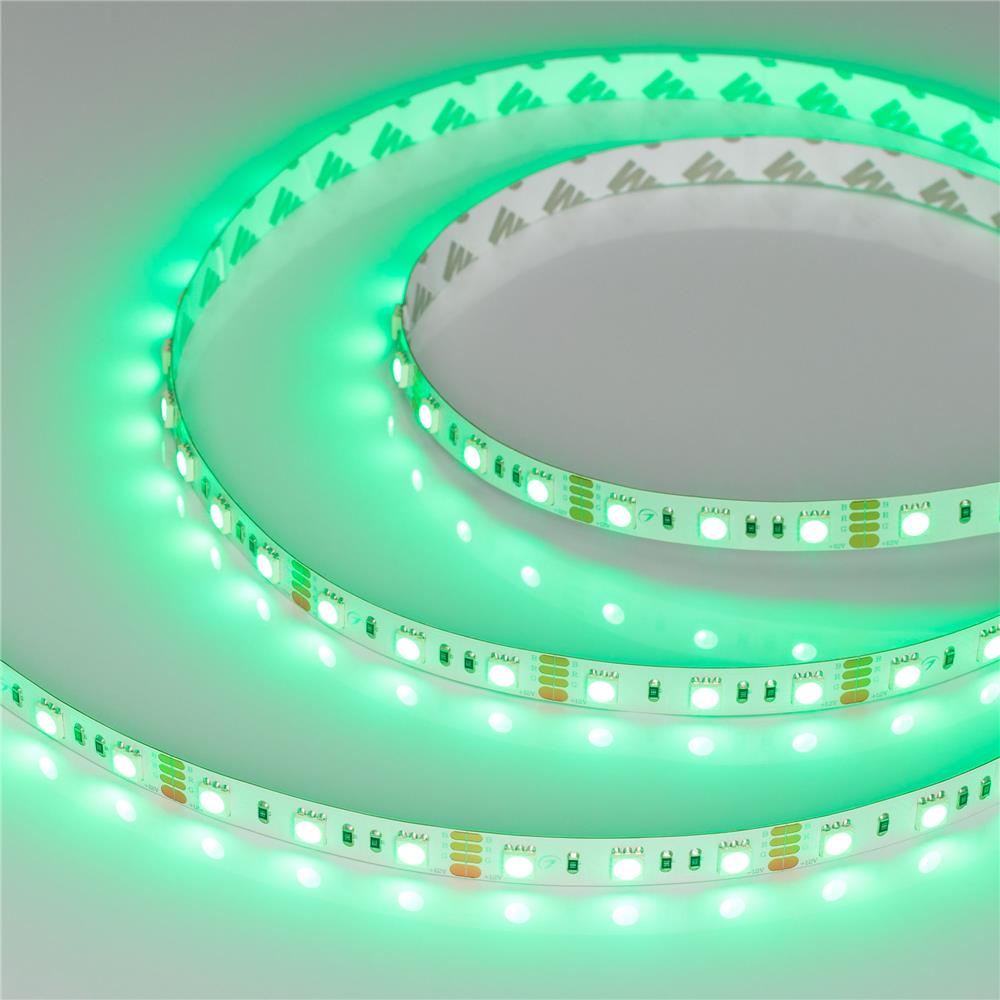 Светодиодная лента Arlight RT-B60-10mm 12V RGB (14.4 W/m, IP20, 5060, 5m)