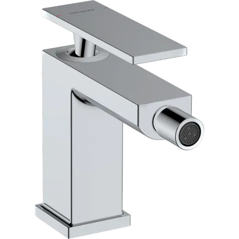 Смеситель для биде Hansgrohe Tecturis E со сливным гарнитуром, хром