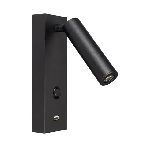 Светильник Arlight SP-BED-CHARGE-S60x125-3W Warm3000 (BK, 20 deg, 230V)