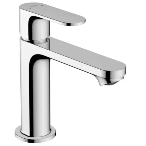 Смеситель для раковины Hansgrohe Rebris S 110, со сливным гарнитуром, хром