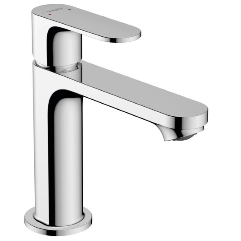 Смеситель для раковины Hansgrohe Rebris S 110, со сливным гарнитуром, хром