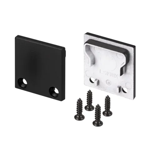 Заглушка Arlight SL-LINE-2011M SQUARE BLACK глухая