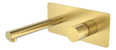 Смеситель для раковины Boheme Stick, золото матовое
