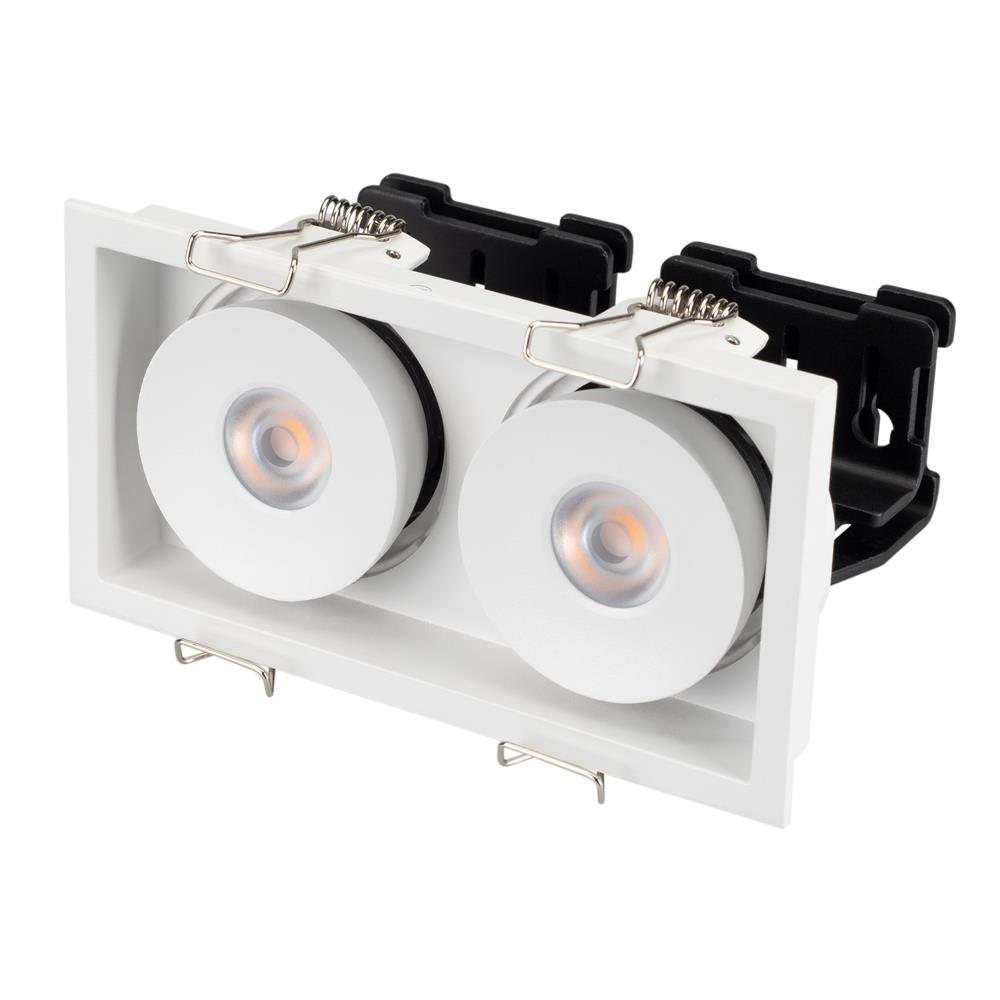 Светильник Arlight CL-SIMPLE-S148x80-2x9W Day4000 (WH, 45 deg)