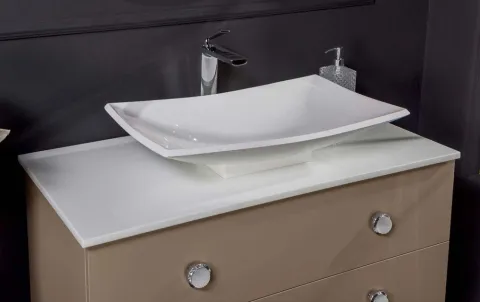 Столешница 80 см ArmadiArt NeoArt Solid Glass
