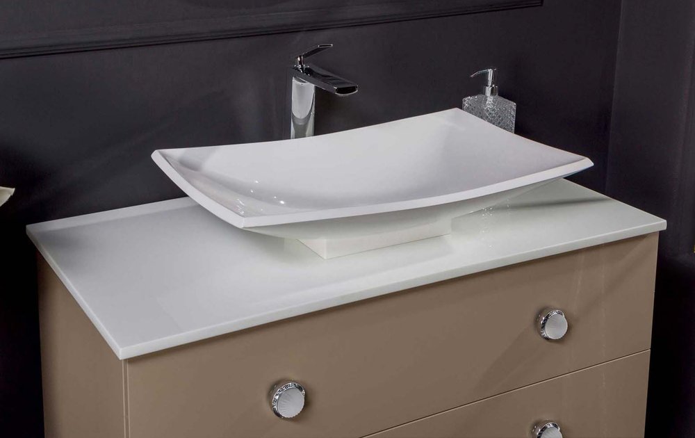 Столешница 80 см ArmadiArt NeoArt Solid Glass