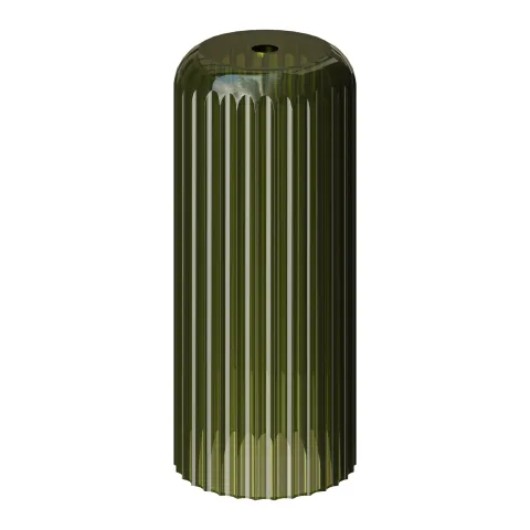 Пьедестал полиэфирный рифленый Boheme GLOW цвет OLIVE, золото