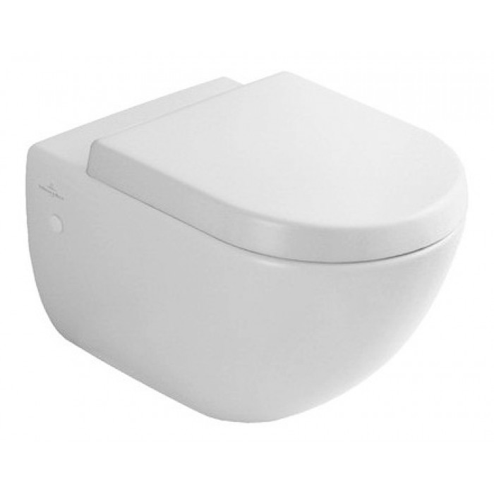 Чаша для унитаза подвесного Villeroy & Boch Subway, альпийский белый CeramicPlus