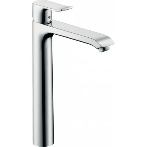 Смеситель Hansgrohe Metris для раковины в форме таза со сливным гарнитуром, хром