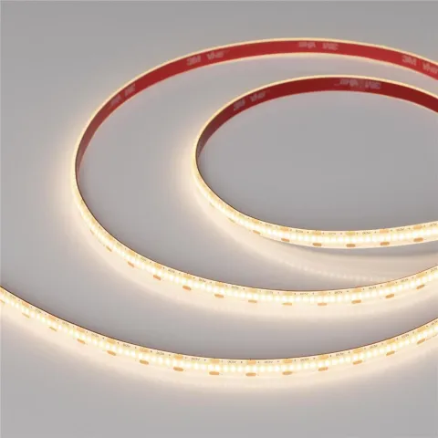 Светодиодная лента герметичная Arlight COB-SE-X360-8mm 5V Warm3000 (5 W/m, IP65, CSP, 5m)